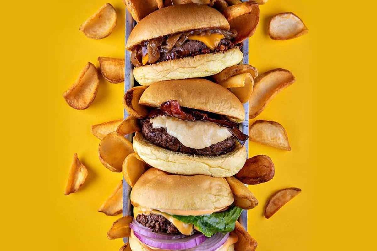 Combo de Hambúrguer para lanche em casa - Burger de Brisket