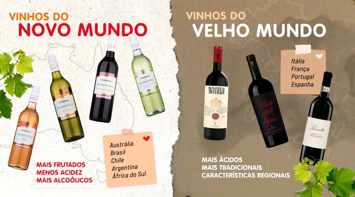 Entenda o significado de Velho e Novo Mundo na produção de vinhos ...