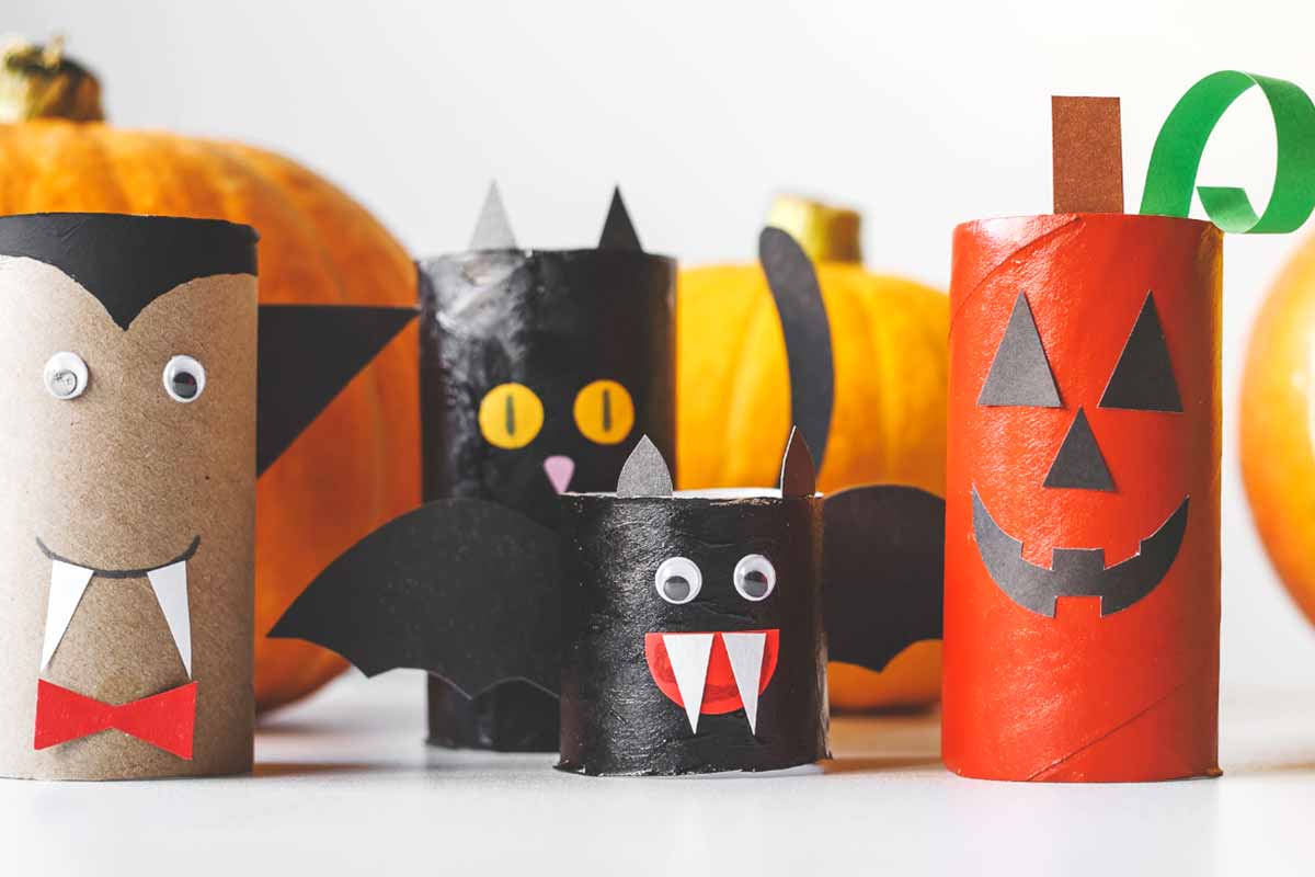 Decorações de Halloween sustentáveis e assustadoras