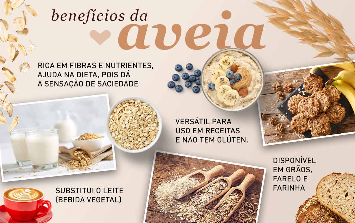 Aveia: amiga das receitas saudáveis - Gastronomia Carioca
